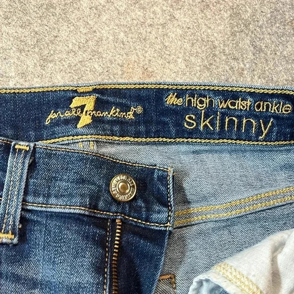 7 for all Mankind, The High Waist Skinny Ankle, 25 - Picture 11 of 14